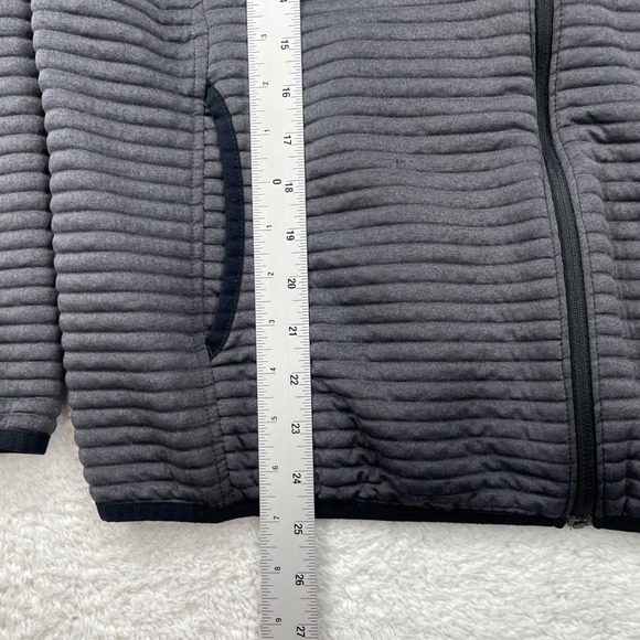 L.L.Bean Women's XL Gray Full Zip Hooded Jacket Textured Outdoor Top - Picture 4 of 8